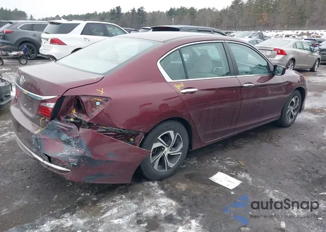 2016 Honda Accord Lx из США, поврежденный, VIN 1HGCR2F3XGA039507